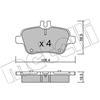 metelligroup 22-0966-0 - Made in Italy - Pastiglie Freno