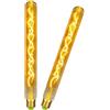 Hofouple Lampadina vintage Edison E27, E27 LED Vintage Dimmerabile 4 W tubo lampade lunghezza 30 cm,stile retrò lampadina a LED Ideale per lampade da parete, lampade steampunk, 2 pezzi