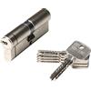 Bricard CISA Expert 10 - Cilindro per serratura a scatto L.40 + 40 mm, 5 chiavi