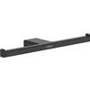 hansgrohe AddStoris - Portarotolo doppio, portarotolo da parete, porta carta igienica, fissaggio nascosto, accessori bagno, nero opaco, 41748670