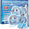 JOYAONE Detergente per lavatrice, Tabs Anti-limescale Washing Machine 1 Pack of 24 Tablets, adatto per lavatrice a carica frontale e superiore, rimuove odori, sporcizia e accumuli, sicuro per fosse settiche
