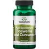 Swanson, Full Spectrum Boswellia and Curcumin, Incenso e Curcuma, 60 Capsule, Alte Dosi, Testate in Laboratorio, Senza Soia, Senza Glutine, non OGM