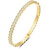 Joo&Rind - Bracciale a quadrifoglio in oro da donna - 18K placcato oro, bracciale a quadrifoglio in acciaio inossidabile da donna - Gioiello regalo per donne, compleanno, festa della mamma, San