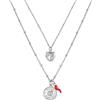 Brosway Collana Donna, Collana in Acciaio e Cristalli con Simbolo Gufo | Collezione Chakra - BHKN068