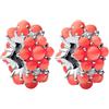 Doyafer 925 Sterling Silver Charms Rosa Corallo Silicone Spacer Beads Set Per Bracciali Charms Donna 2 Per Pacchetto