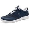 MARCO TOZZI Donna Sneaker morbida soletta Feel Me estraibile morbida fodera interna Moderno, bianco (WHITE/NAVY), 39 EU