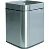 MAUL Contenitore per rifiuti MAULprime 15 l Acciaio inox 25,1 x 25,1 x 32,2 cm argento