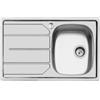 Foster PRONTA CONSEGNA - SPEDIZIONE IMMEDIATA Foster 1179 061 Lavello da Incasso 1 Vasca con gocciolatoio a Sinistra 79 x 50 cm Sopratop Serie S1000 Acciaio Inox 1179061