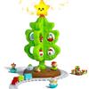KIZJORYA Mio Primo Albero di Natale per Bambini, Giocattolo Montessoriano Musicale con Luci e Decorazioni, Set di Trenini in Miniatura, Giocattoli a Rulli, Burattini da Dito, Regali Natale per Bambini Bambina
