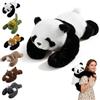 nnOuOnn Panda peluche ponderato, morbido peluche per il comfort e il relax, per adulti, compagni di abbraccio per alleviare l'ansia e supporto per dormire (65 cm)