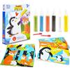 Sabbiarelli Sand-it For Fun - Kit Planet Pets 3+ | Kit di Sand Art a Tema Animali 100% Made in Italy con Sabbia Colorata, Disegni Adesivi e Accessori | Lavoretti Creativi per Bambino 3-7 anni