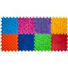 Funny-Steps Tappetino Sensoriale Ortopedico per Giochi per Bambini Super Mix (8 Puzzle Strada del Bosco)
