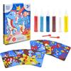 Sabbiarelli Sand-it For Fun - Kit Under the Sea 3+ | Kit di Sand Art a Tema Animali Marini 100% Made in Italy con Sabbia Colorata, Disegni Adesivi e Accessori | Lavoretti Creativi Bambino 3-7 anni