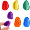 AIWXEEU 6 Pezzi Pietre Sensoriali Fidget, Giocattoli sensoriali Fidget, Pietra Sensoriale In Silicone, Colori Vivaci, Stimolazione Tattile per Adulti, Idea regalo o Attività Silenziosa