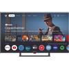 QBELL Smart TV 32" HD Ready LED Google TV Dolby Audio Classe E Nero QT32HGF9B