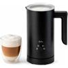 JATA JECL5501 - Schiumatore elettrico 5 in 1 con riscaldatore, schiuma calda e fredda, 150 ml per schiuma/300 ml per riscaldamento, caraffa antiaderente, base a 360°, spegnimento automatico, 500 W