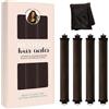 Zyluniy Bigodino Lungo per Boccoli 5 Pezzi,Bigodini Morbidi per Dormire Gomma Heatless Hair Curler DIY Arricciacapelli Senza Calore Flessibili Bigodino Fascia Capelli per Capelli Bigodini Heatless