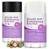 Uocasi Body Stick, lozione esfoliante con acido glicolico, leviga la pelle ruvida, riduce i brufoli, effetto per pelle radiosa, BodyCare per ascelle, gambe e corpo, delicato sulla pelle per pelli sensibili
