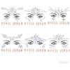 BULULUSHOP Adesivi Di Gemme Per Viso Con Faccia For Le Ragazze, 6 pcs Tatuaggio Con Gioielli Con Strass In Cristallo Accessori Gemme-gioielli Diamanti Per Il Viso Adesivi-glitterati Per Festival Di Carnevale