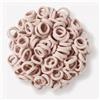 ACKKOR 100 Mini Elastici per Capelli per Bambini e Ragazze | Morbidi ed Elastici Beige per Coda di Cavallo, Adatti a Capelli Fini