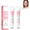 Wootapson 4In1 Eye Cream with Build-In 3D Roller,Hydrating Multi-Action Eye Cream,Crema contorno occhi,Idrata e nutre,rassoda la pelle,riduce le rughe sottili,le occhiaie e il gonfiore intorno agli occhi-2P
