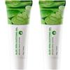 Jimklpy Gel Di Aloe Vera 2 Pezzi Idratante Naturale Per Pelle, Cura Intensa Per Scottature Solari E Secchezza, Ideale Viso Corpo E Cuoio Capelluto, Contiene Estratto Di Aloe Vera Per Idratazione Efficace