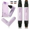 2CHILL 2-Pack Timbro Eyeliner Rotante, Timbro Eyeliner a Doppia Punta con Ala, Strumento Cat Eye, Impermeabile e Anti-Sbavatura, Trucco a Lunga Durata, Finitura Opaca, Eyeliner Liquido per