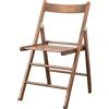LEGNO LINE - Sedia pieghevole in legno di faggio Noce - h77x42x40 cm