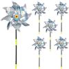 FainFun Mulino a Vento Riflettente, FainFun Girandole Uccelli per Balcone Repellente Piccioni, Girandole Giardino Scaccia Gli Animali per Proteggere Giardini, Fattorie e Cortili