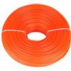 aqxreight Filo per Decespugliatore in Nylon 3mm Rotondo 120m Arancione per Tagliaerba a Benzina