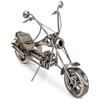 MIJOMA Portabottiglie in metallo stile motociclista: retrò, cafe racer, bobber, chopper, vintage e classico, portabottiglie per motociclismo (cafe racer)