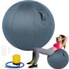 Leogreen Sedia a Balloncino per Ufficio e Yoga, 65cm, Blu