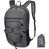 TRIWONDER 15L Zaino Ultra Leggero da Viaggio Corsa Running Zaino Pieghevole Portatile per Uomo Donna (Nero)
