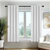 Deconovo Tende Oscuranti per Interni 55x150 cm, 2 Pezzi, Grigio Perla - Termiche Isolanti e Moderne con 3 Modi di Montaggio - Ideali per Finestre Camera da Letto e Soggiorno