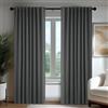 Deconovo Tende Oscuranti per Interni 140x300 cm, 2 Pezzi, Grigio Scuro - Termiche Isolanti e Moderne con 3 Modi di Montaggio - Ideali per Finestre Camera da Letto e Soggiorno