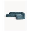 Westwing Collection Divano angolare componibile 4 posti con chaise longue in teddy bouclé Wolke