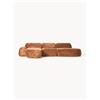 Westwing Collection Divano angolare componibile 4 posti con chaise longue in teddy bouclé Wolke