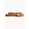 Westwing Collection Divano angolare componibile 4 posti con chaise longue in teddy bouclé Wolke
