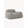 Westwing Collection Poltrona lounge a righe Wolke