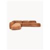 Westwing Collection Divano angolare componibile 4 posti con chaise longue in teddy bouclé Wolke