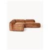 Westwing Collection Divano angolare componibile 4 posti con chaise longue in teddy bouclé Wolke