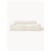 Westwing Collection Divano componibile 3 posti in teddy Wolke