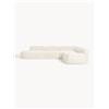 Westwing Collection Divano angolare XL componibile 4 posti con chaise longue in teddy Wolke