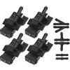 A ABSOPRO Ugelli Lavavetri Per Toyota Corolla Altis E140 07-13 4pz | Colore: Nero, Materiale: ABS, OE: 8538112300, Dimensioni: 48.5x24.5x28.5 Mm, Visione Chiara, Impermeabile