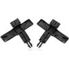 GNXfixt Meccanismo di bloccaggio del cofano per Smart Fortwo 451 2008-2012 Set di 2 meccanismi di bloccaggio del cofano del motore 4517570301C22A 4517570401C22A