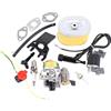 Flydida Kit carburatore compatibile con il motore Honda GX120 GX140 GX160 GX168 GX200 5HP 5.5HP 6.5HP OE# 16100-ZH8-W61, 16100-ZH7-W51, 16100-ZE1-814, 17210-ZE1-517, 17210-ZE1-822