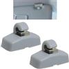 Xiciki 2 staffe a clip per aletta parasole per Volkswagen Bora Caddy Golf Sharan Passat Polo Amarok Transporter Touran Seat Ibiza Leon Skoda Fabia Octavia Superb 3B0857561B