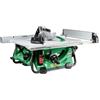 HiKOKI Sega Circolare da Banco a Batteria - 36V, Ø254mm, Brushless, Profondità di Taglio 79mm, Estensione del Tavolo, Freno Elettrico, Avviamento Morbido, Aspirazione della Polvere - Lavori di Legno