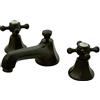Kingston Brass KS446 BX Metropolitan - Miscelatore per lavabo con manico in metallo, Bronzo lucidato a olio, 8-Inch Adjustable Center