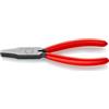 KNIPEX Pinza per meccanica a becchi piatti diritti rivestiti in resina sintetica 160 mm, 20 01 160